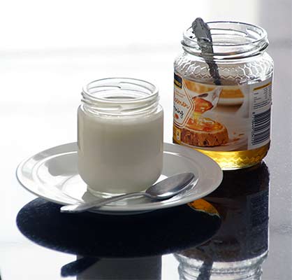 Maken van yoghurt at Home - zelfgemaakte yoghurt